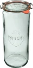 Słoik cylindryczny ZYLINDER z pokrywką, uszczelką i 2 zapinkami 1040 ml op. 6 szt. / WECK