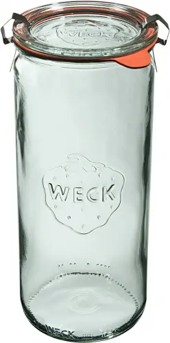 Słoik cylindryczny ZYLINDER z pokrywką, uszczelką i 2 zapinkami 1040 ml op. 6 szt. / WECK