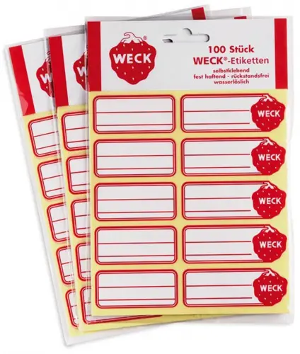 Etykiety op. 100 szt. / WECK