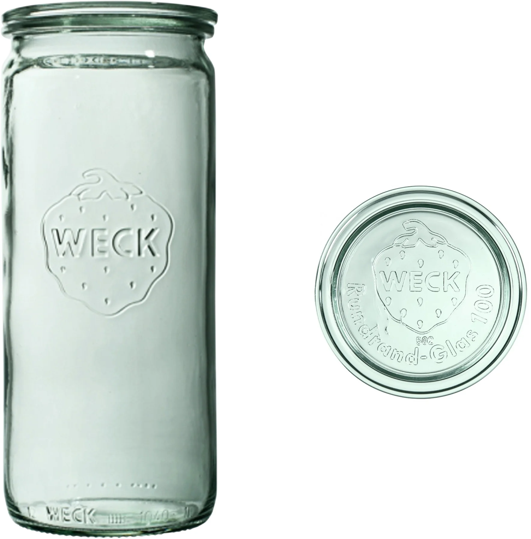 Słoik cylindryczny ZYLINDER z pokrywką 1590 ml op. 6 szt. / WECK