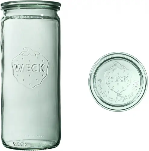 Słoik cylindryczny ZYLINDER z pokrywką 1590 ml op. 6 szt. / WECK