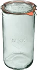 Słoik cylindryczny ZYLINDER z pokrywką, uszczelką i 2 zapinkami 1590 ml op. 6 szt. / WECK