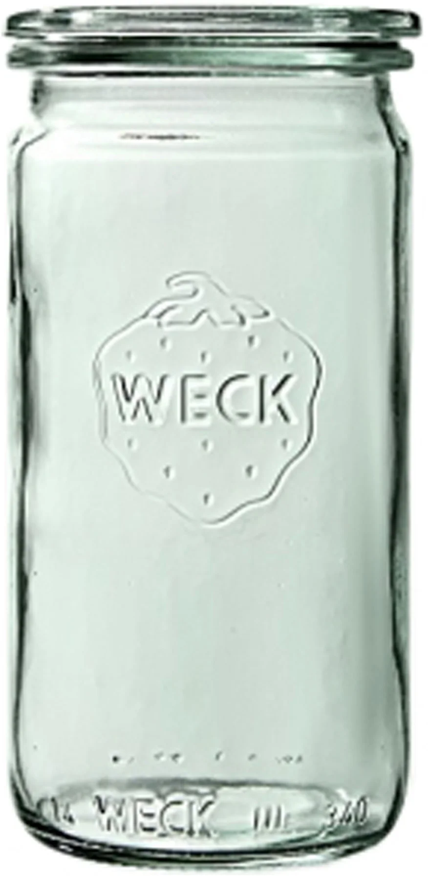 Słoik cylindryczny ZYLINDER bez pokrywki 340 ml op. 6 szt. / WECK