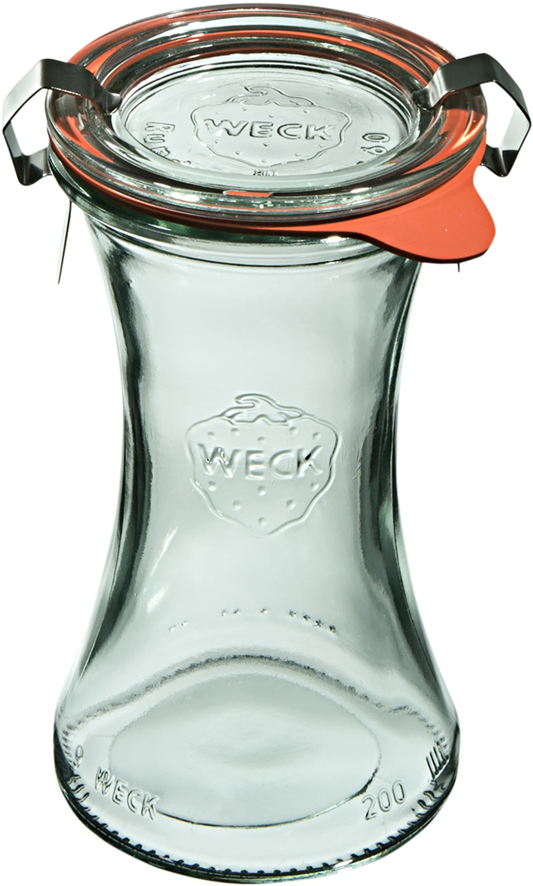 Słoik DELI z pokrywką, uszczelką i 2 zapinkami 200 ml op. 6 szt. / WECK