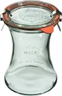 Słoik DELI z pokrywką, uszczelką i 2 zapinkami 370 ml op. 6 szt. / WECK