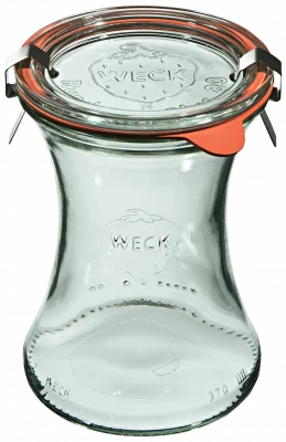 Słoik DELI z pokrywką, uszczelką i 2 zapinkami 370 ml op. 6 szt. / WECK