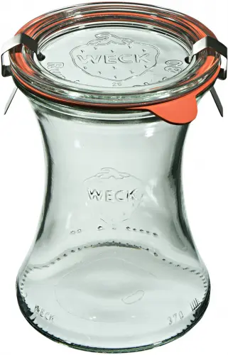 Słoik DELI z pokrywką, uszczelką i 2 zapinkami 370 ml op. 6 szt. / WECK